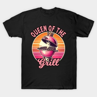 Queen Of The Grill BBQ Funny BBQ For Womens T-Shirt